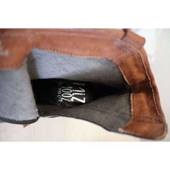 Miz Mooz 580269-101 Women Sz 36 US 5.5-6 Brandy Brown Leather Rico Booties - Picture 7 of 14